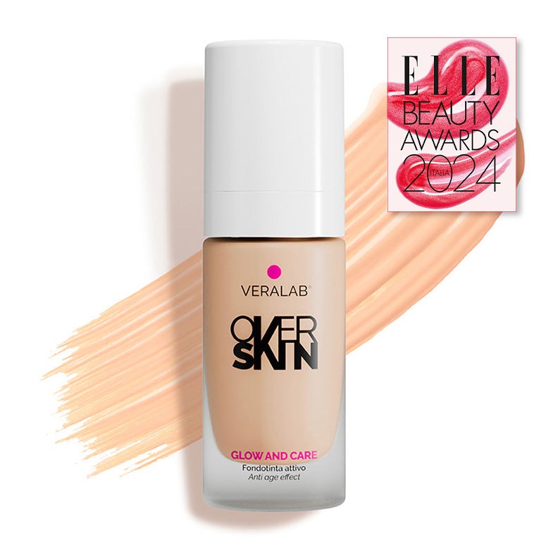 OVERSKIN Glow And Care - Fondotinta Attivo Luminoso e Idratante 30 ML