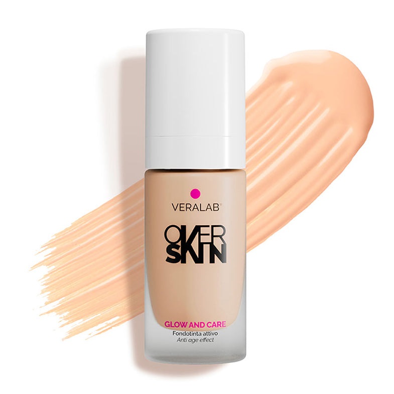 OVERSKIN Glow And Care - Fondotinta Attivo Luminoso e Idratante 30 ML