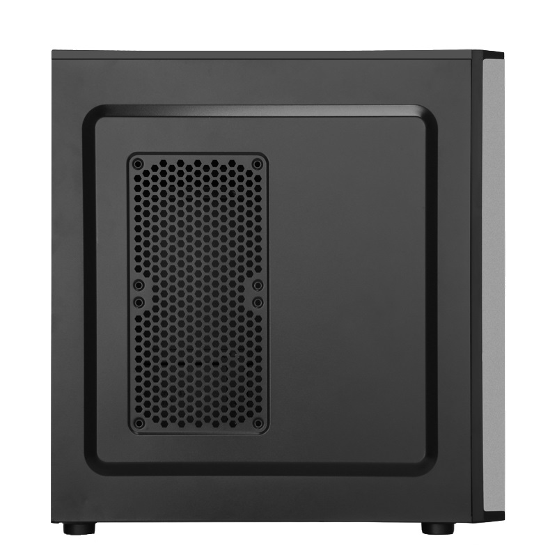 Itek PRIME Dark Midi Tower Nero con PSU 500W, USB3.0, Ventola da 12cm, Compatibile ATX/Micro ATX/Mini-ATX