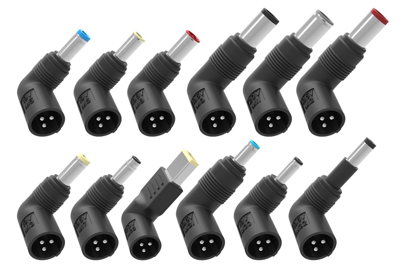 iTek ITNBAE120 Alimentatore Universale per Notebook 120W con 12 Connettori e Porta USB 5V1A, Compatibile con Computer Portatili e Tablet, Nero