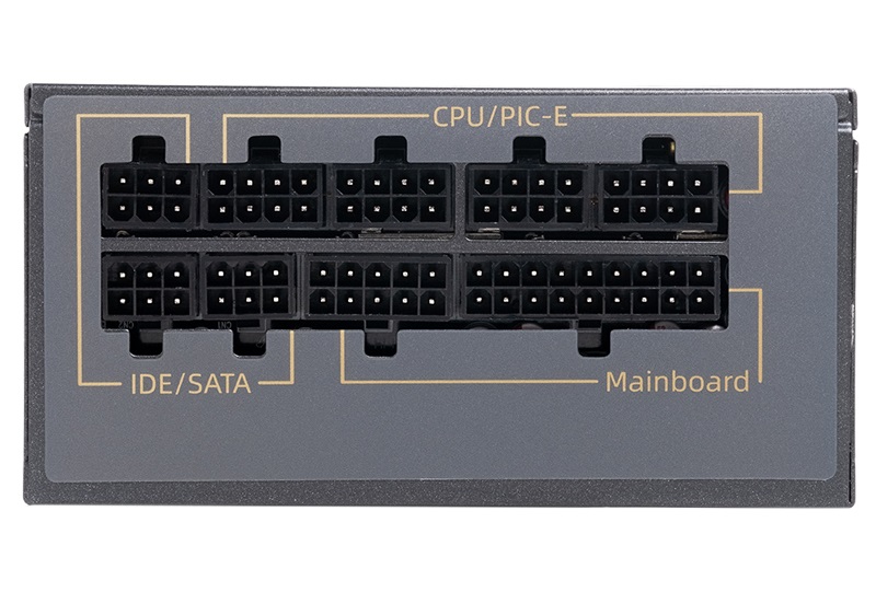 Itek GX550 EVO Alimentatore Modulare 550W 80Plus Gold SFX con Ventola FDB 92mm e Condensatori Giapponesi