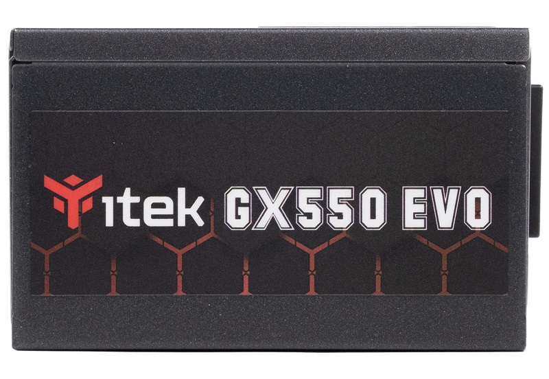 Itek GX550 EVO Alimentatore Modulare 550W 80Plus Gold SFX con Ventola FDB 92mm e Condensatori Giapponesi