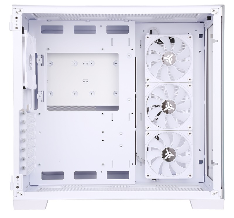 Itek ITGCADCAGW Case Gaming Tower Bianco - ATX, micro ATX, Mini-ITX, 4x12cm ARGB Fan, 2xUSB 3.0, Type-C, Pannello Vetro Temperato