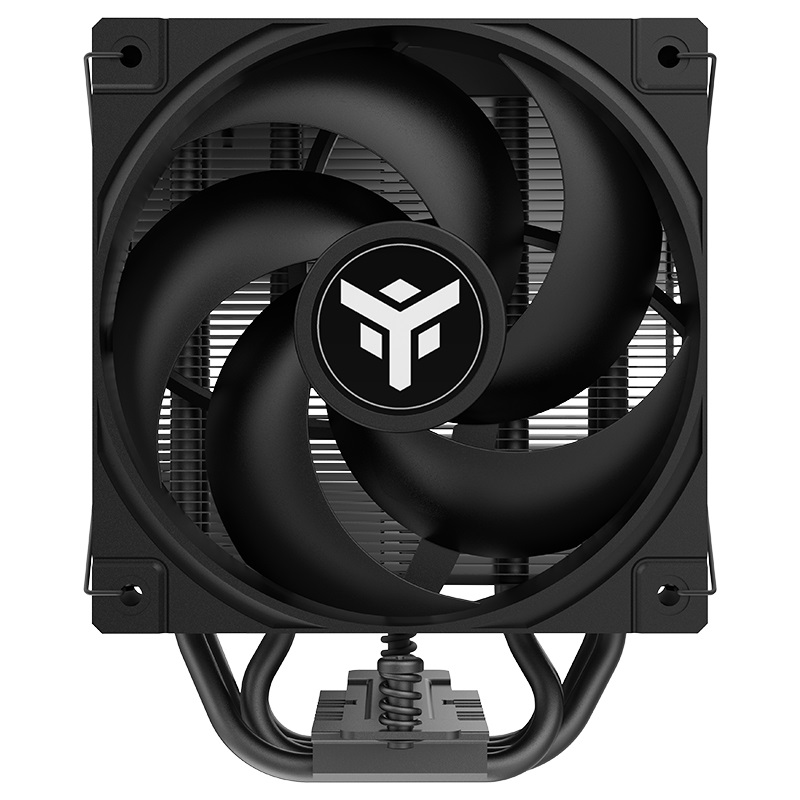 ITEK ICY-4HAT - Raffreddatore ad Aria 180W TDP con Ventilatore da 12cm, Display Digitale e Illuminazione ARGB