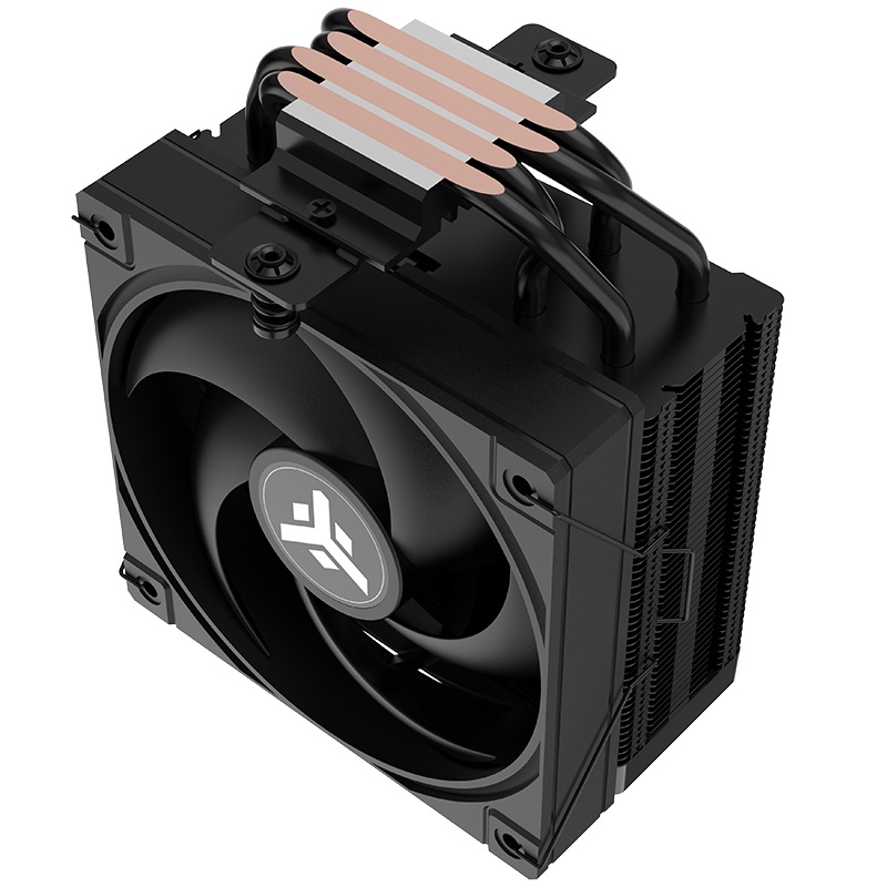 ITEK ICY-4HAT - Raffreddatore ad Aria 180W TDP con Ventilatore da 12cm, Display Digitale e Illuminazione ARGB