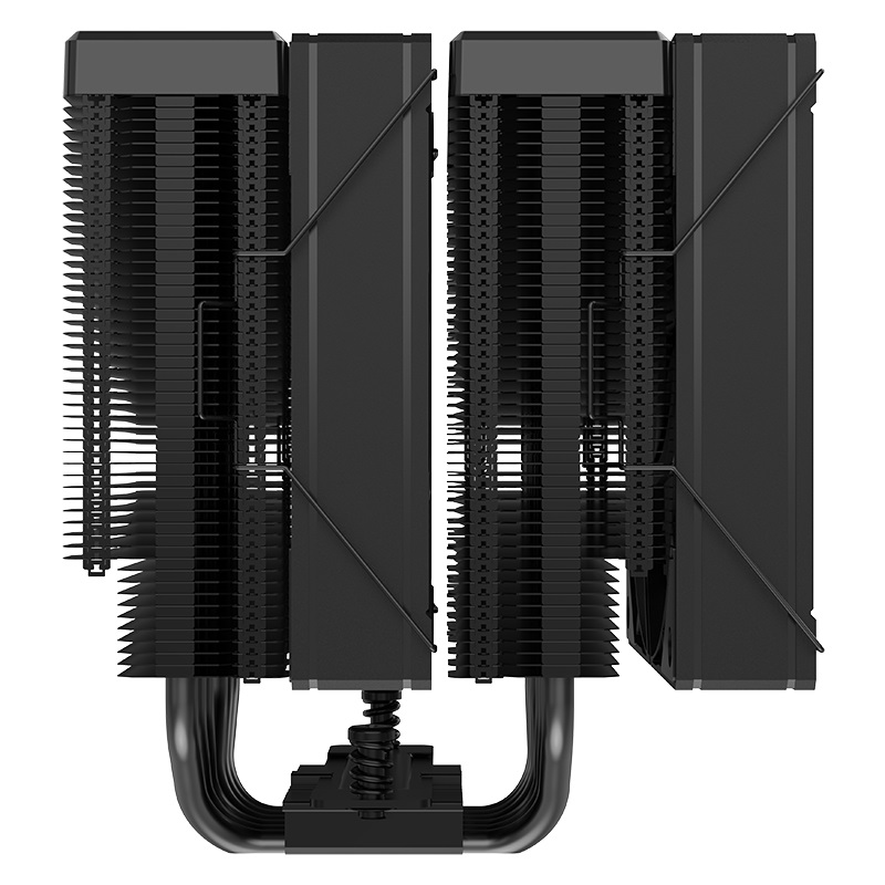 ITEK Cooler Icy-6HAT - Raffreddatore ad Aria 250W TDP, 2 Ventilatori 12cm ARGB, Display Digitale e Controllo Universale