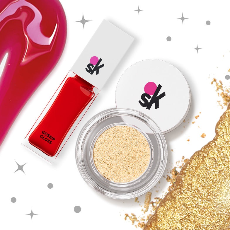 OVERSKIN Glow Vertigo - Kit Ombretto Luminoso e Lucidalabbra Effetto 3D