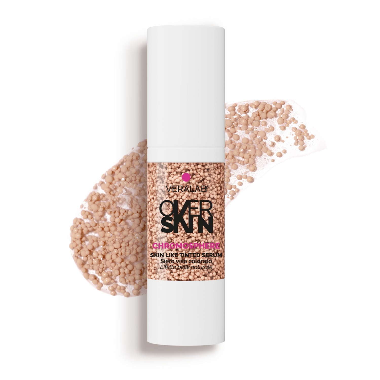 Veralab Chromosphere 02 Light N - Sottotono Neutro 30 ml - Siero Viso Colorato Idratante con Effetto Seconda Pelle