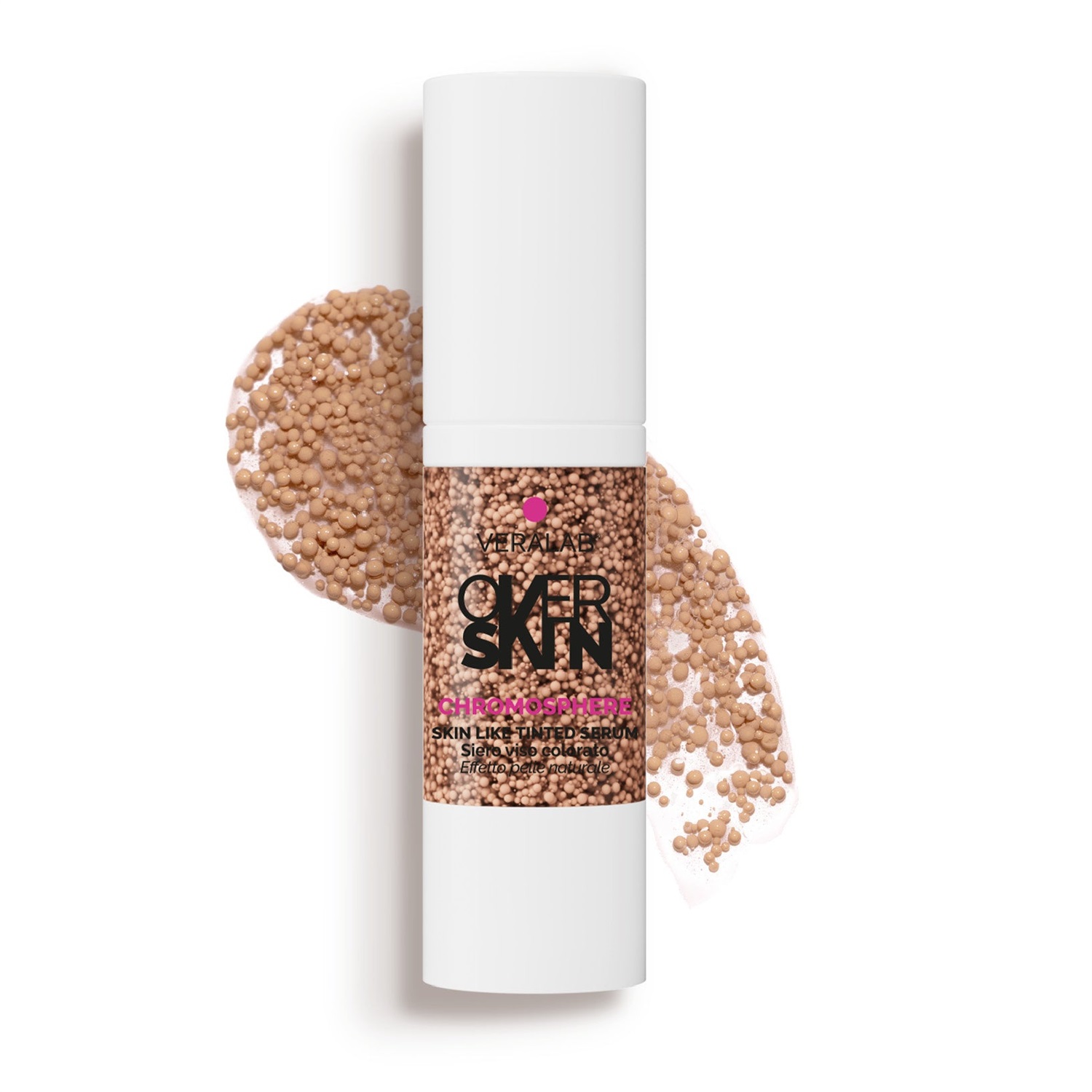 Veralab Chromosphere 04 Light - Sottotono Caldo, Siero Viso Colorato 30 ml con Effetto Seconda Pelle e Idratazione