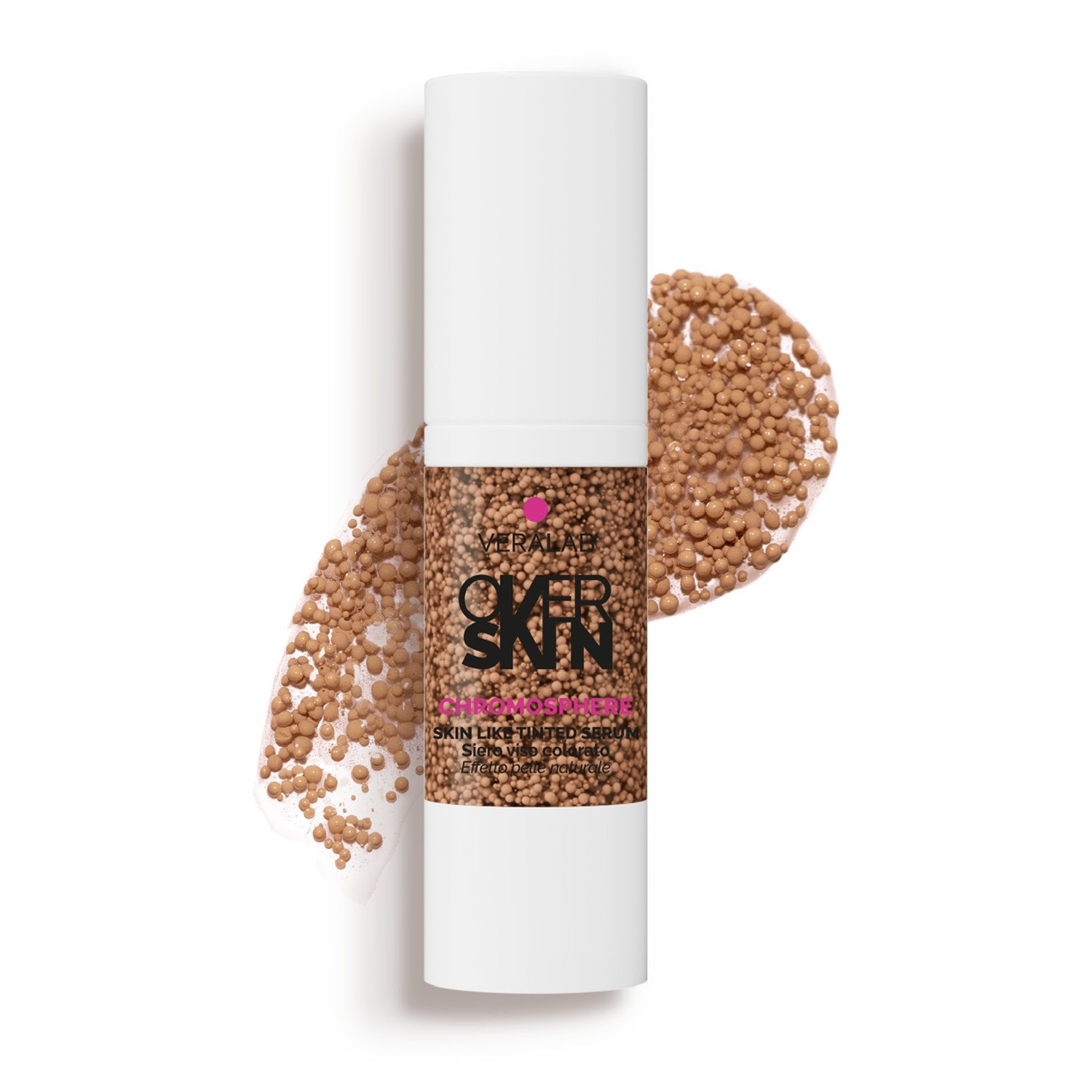 Veralab Chromosphere 06 Medium W - Siero Viso Colorato Sottotono Caldo 30 ml con Effetto Seconda Pelle