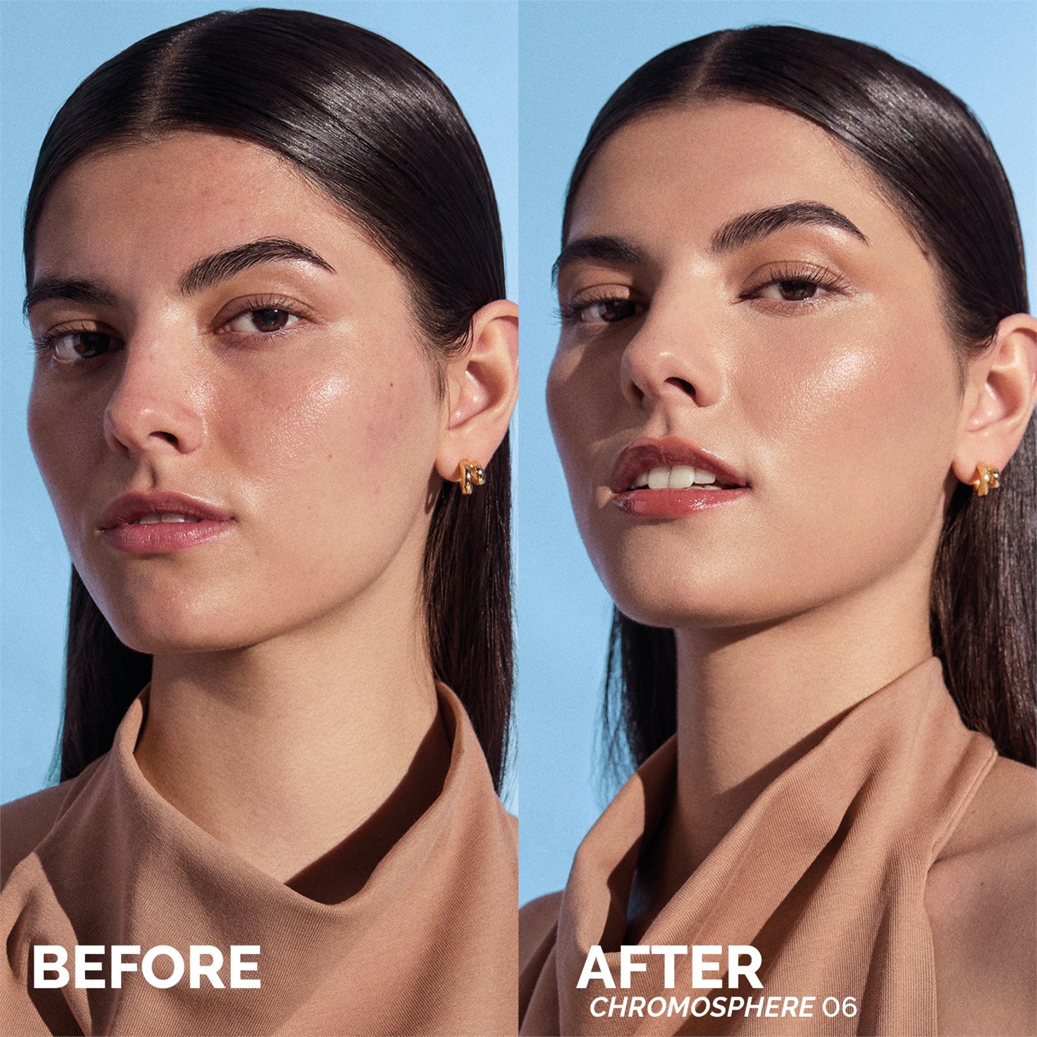 Veralab Chromosphere 06 Medium W - Siero Viso Colorato Sottotono Caldo 30 ml con Effetto Seconda Pelle