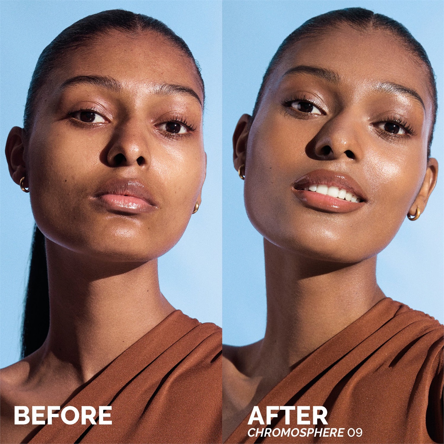 Veralab Chromosphere 12 Deep C - Siero Viso Colorato Freddo 30 ml con Effetto Seconda Pelle