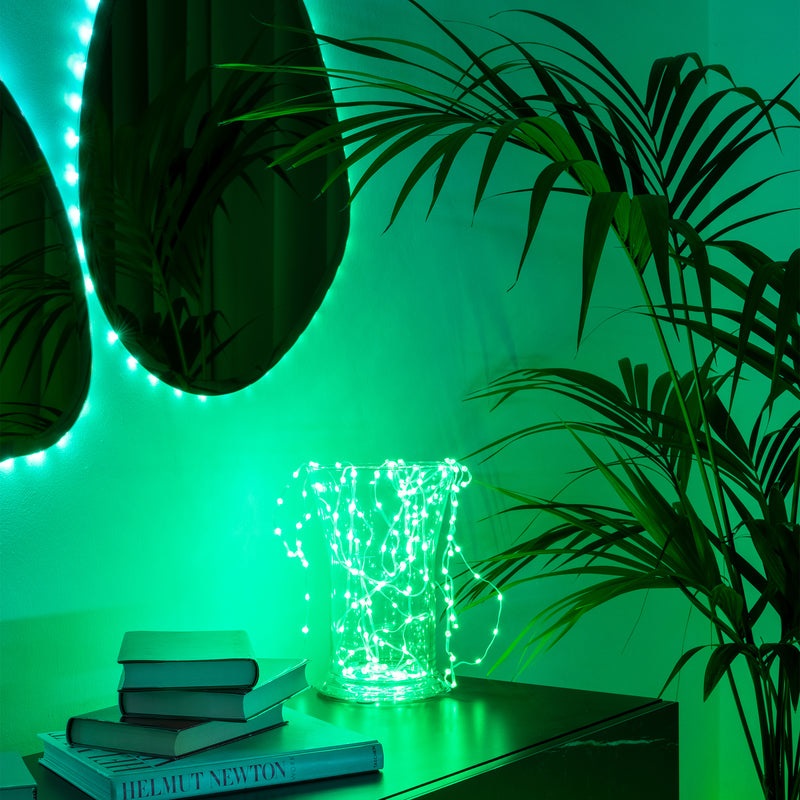 Twinkly Dots - Striscia LED Multicolore 20m Flessibile, Compatibile con Alexa e Google Home, IP44, 400 LED, Controllata da App