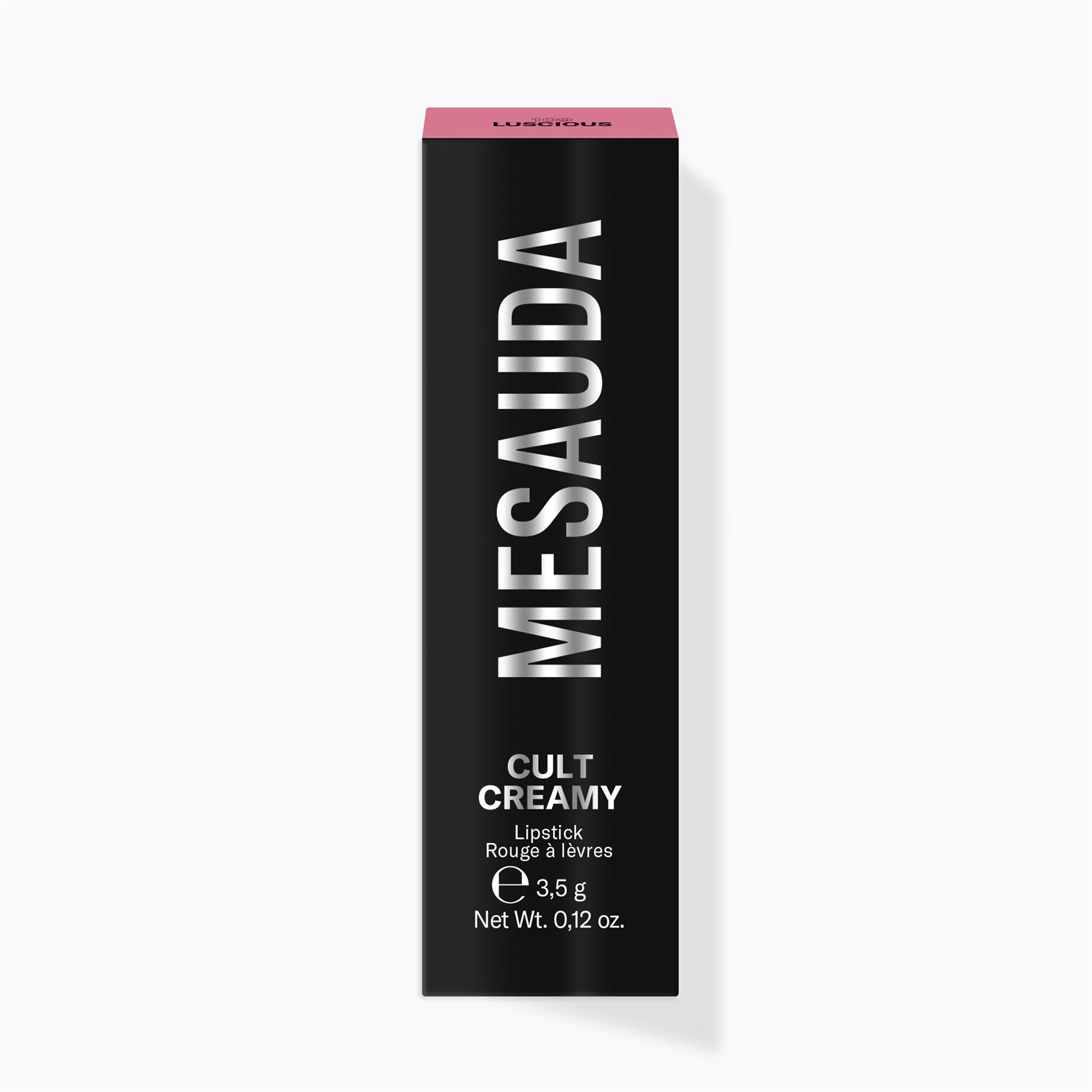 MESAUDA Cult Creamy Rossetto Cremoso 109 Luscious - 3,5 g, Fondente e Brillantezza Intensa