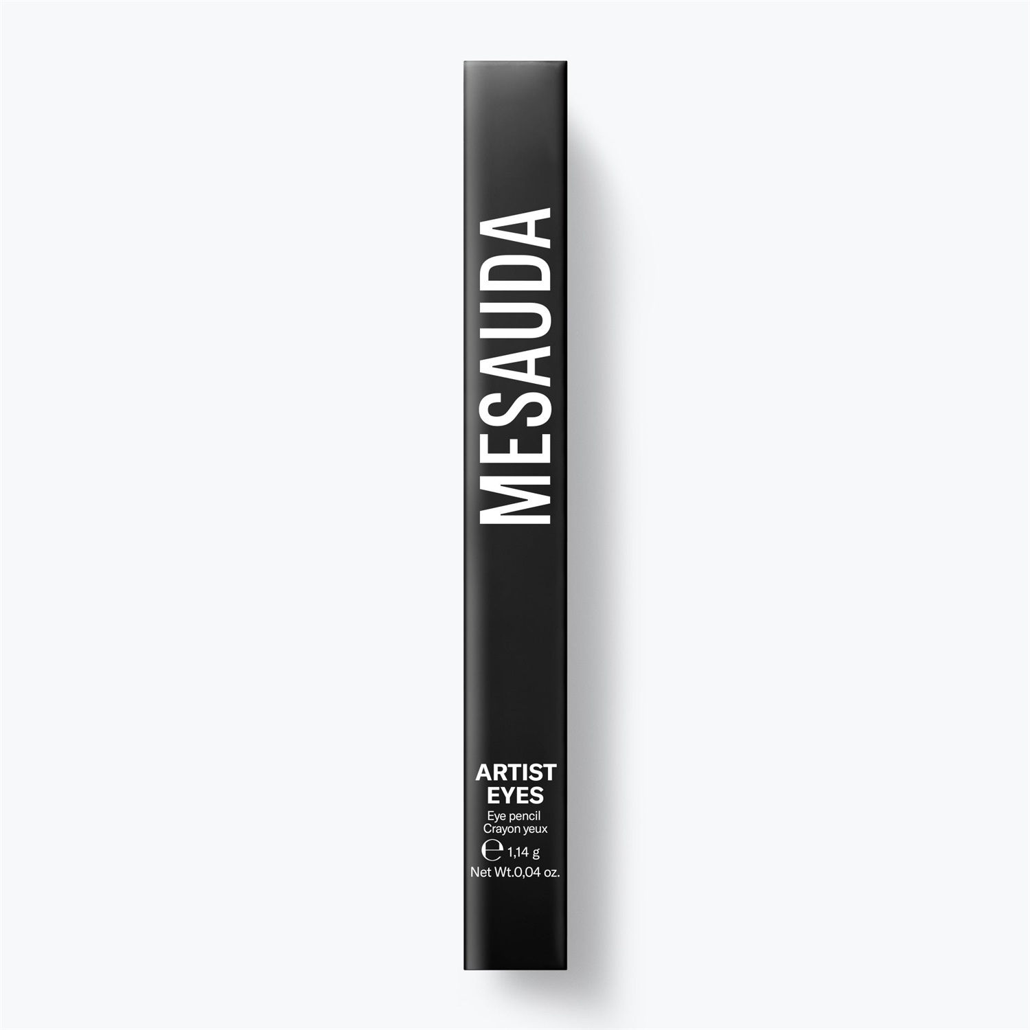 MESAUDA Artist Eyes Matita Occhi 101 Onix - 1,14 g, Tratto Preciso, Facilmente Sfumabile, Durata Fino a 7 Ore, Cruelty Free
