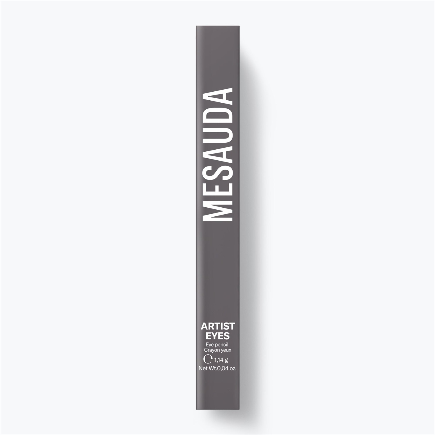 MESAUDA Artist Eyes Matita Occhi 102 Fog - 1,14 g, Tratto Preciso, Sfumabile, Durata Fino a 7 Ore