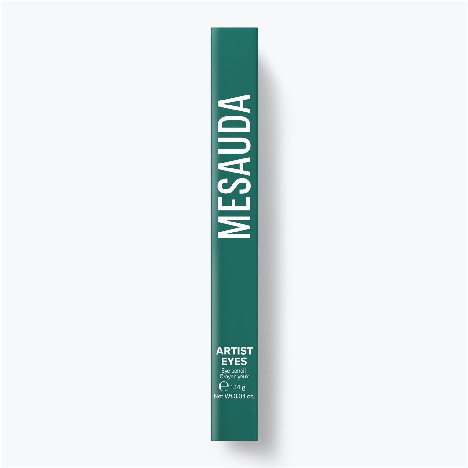 MESAUDA Artist Eyes Matita Occhi 107 Teal - 1,14 g, Tratto Preciso, Facilmente Sfumabile, Durata Fino a 7 Ore