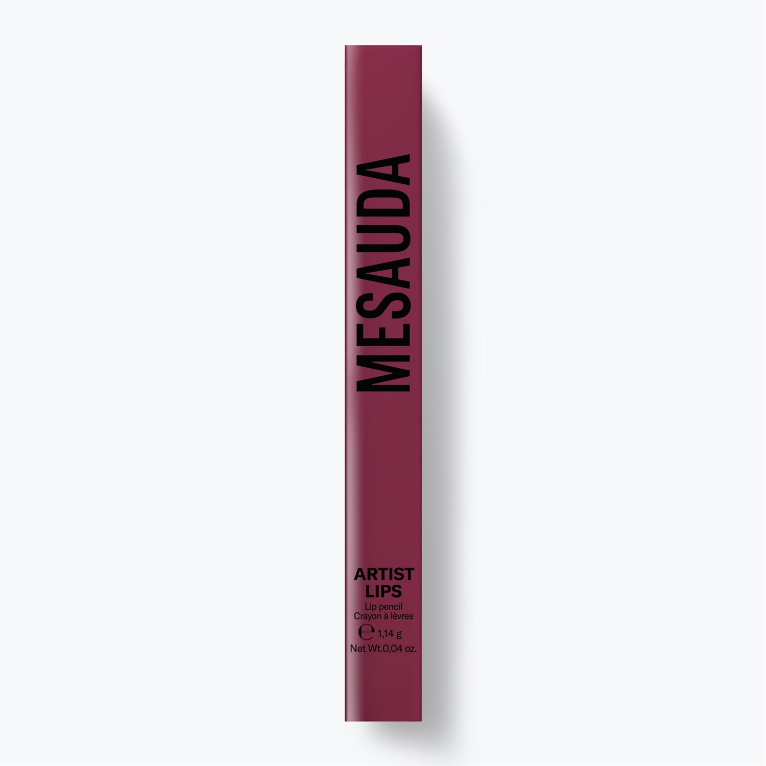 Mesauda Artist Lips Matita Labbra 108 Plum - Texture Morbida, Tratto Preciso, Sfumabile, 1,14 gr