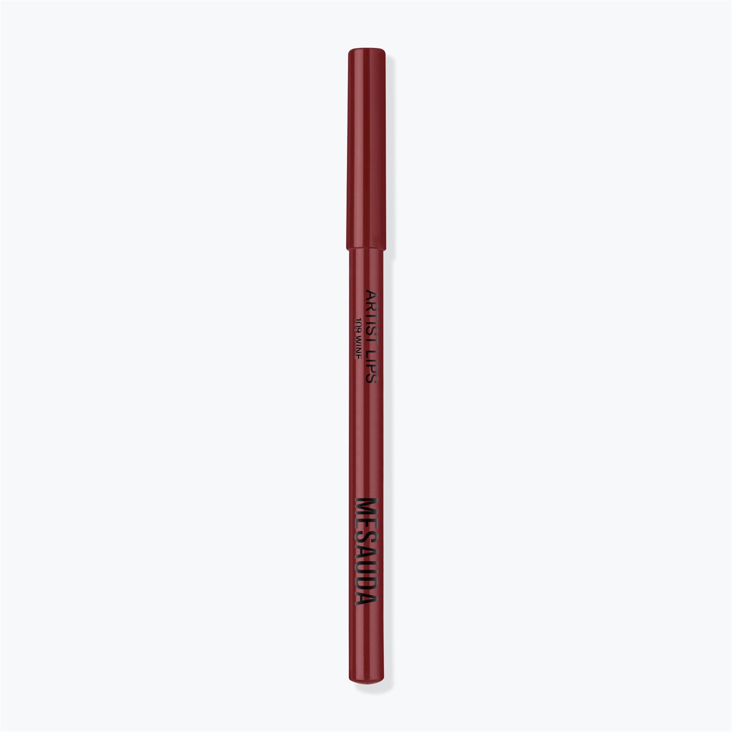 Mesauda Artist Lips Matita Labbra 109 Wine - Texture Morbida, Tratto Preciso, Sfumabile, 1,14 g