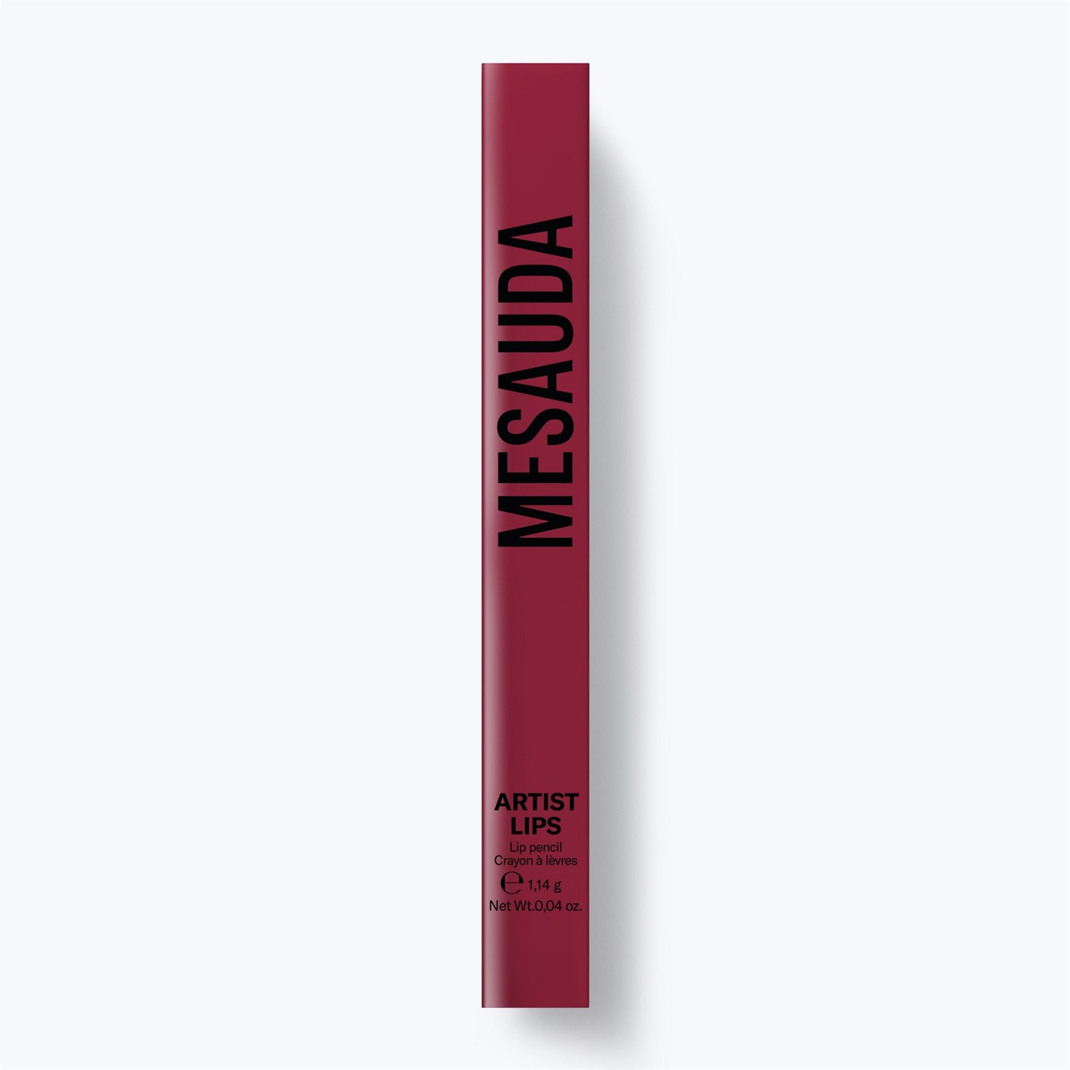 Mesauda Artist Lips Matita Labbra 109 Wine - Texture Morbida, Tratto Preciso, Sfumabile, 1,14 g