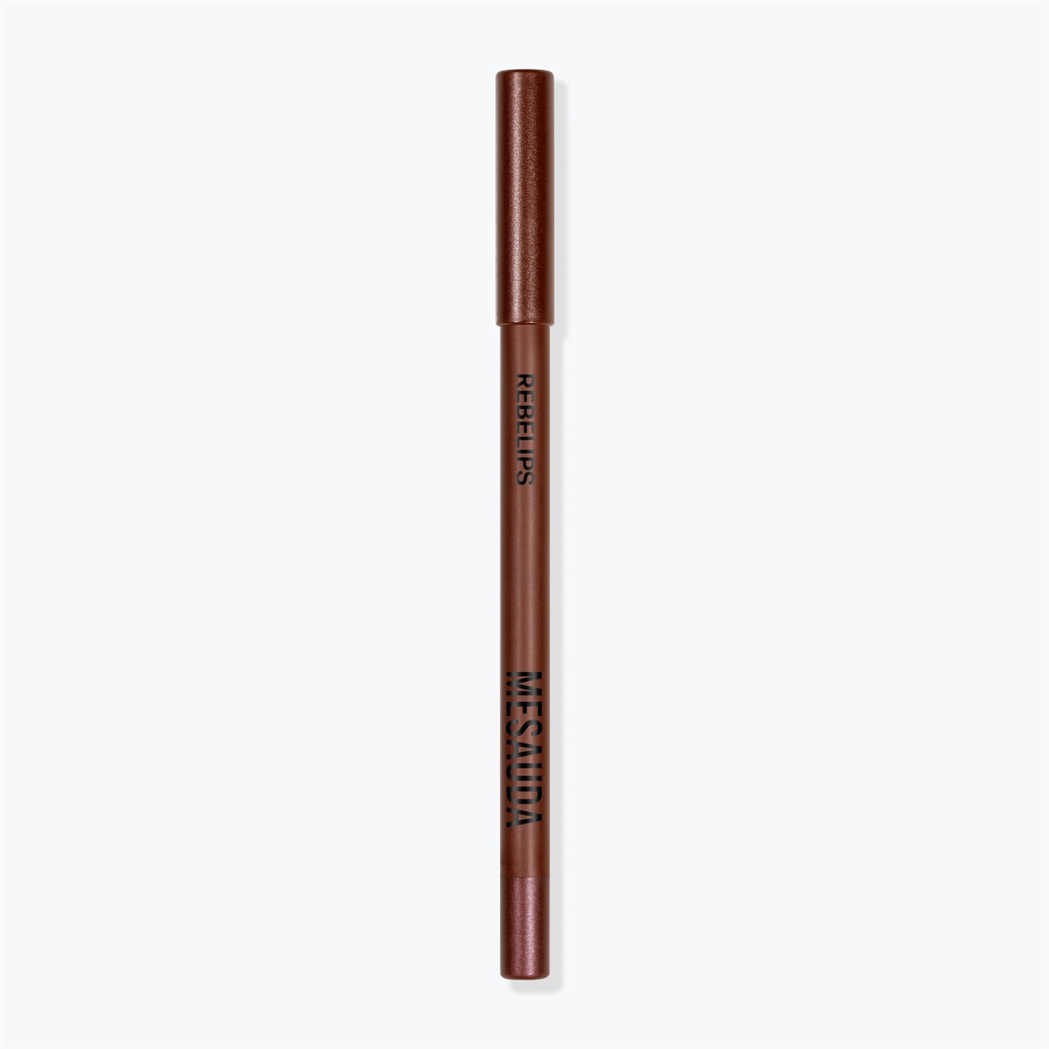 MESAUDA Rebelips Matita Labbra Waterproof 102 Hazelnut - 1,2 g, Texture Morbida e Scorrevole, Colore Intenso e No-Transfer