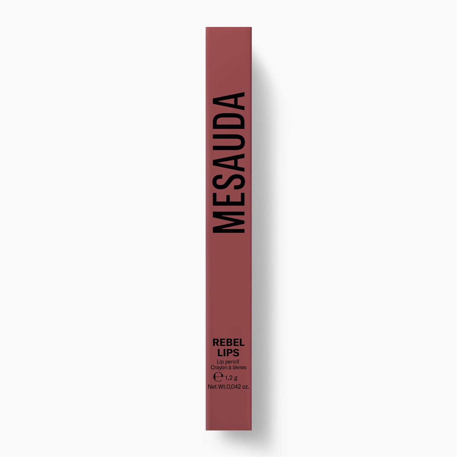 MESAUDA Rebelips Matita Labbra Waterproof 103 Blush - Texture Morbida e Scorrevole, 1,2 g