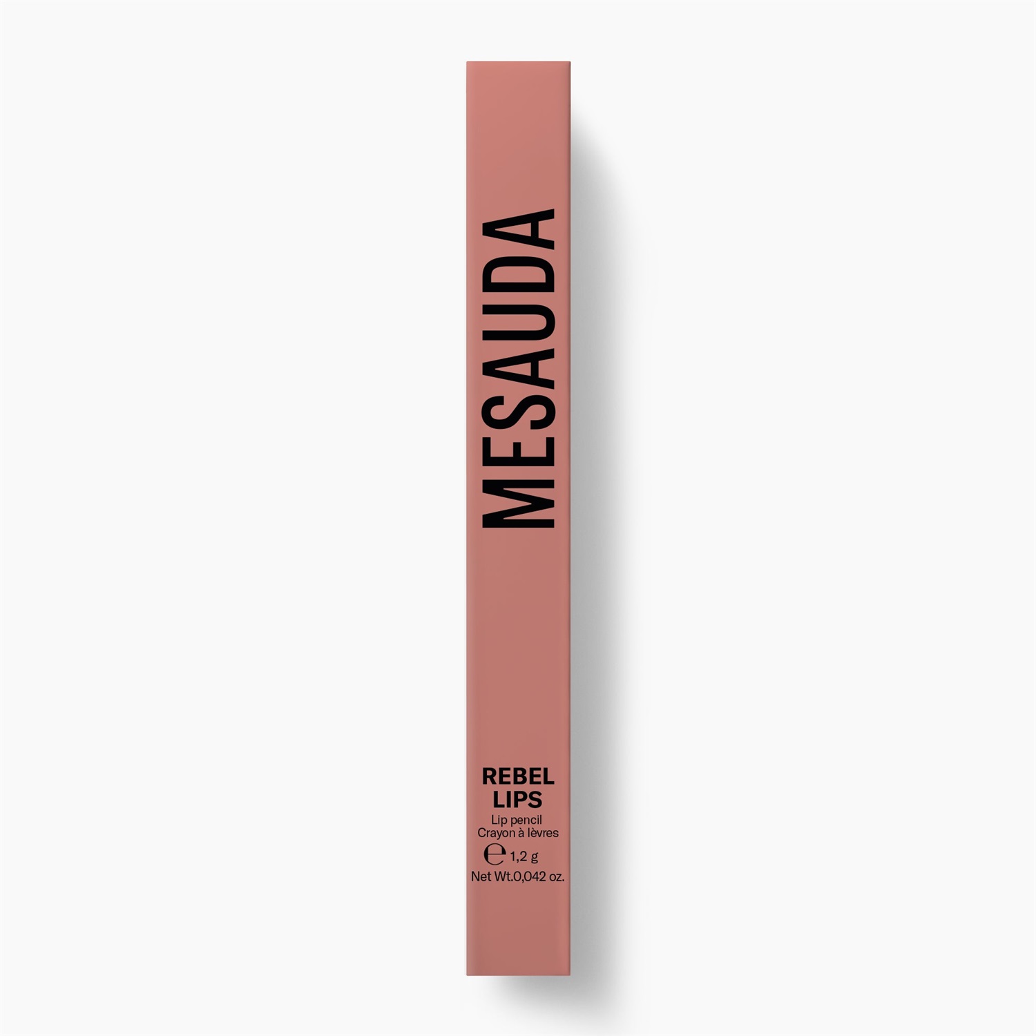 Mesauda Milano Rebelips Matita Labbra Waterproof 105 Skin - 1,2 g, Texture Morbida e Scorrevole, Colore Intenso e No-Transfer