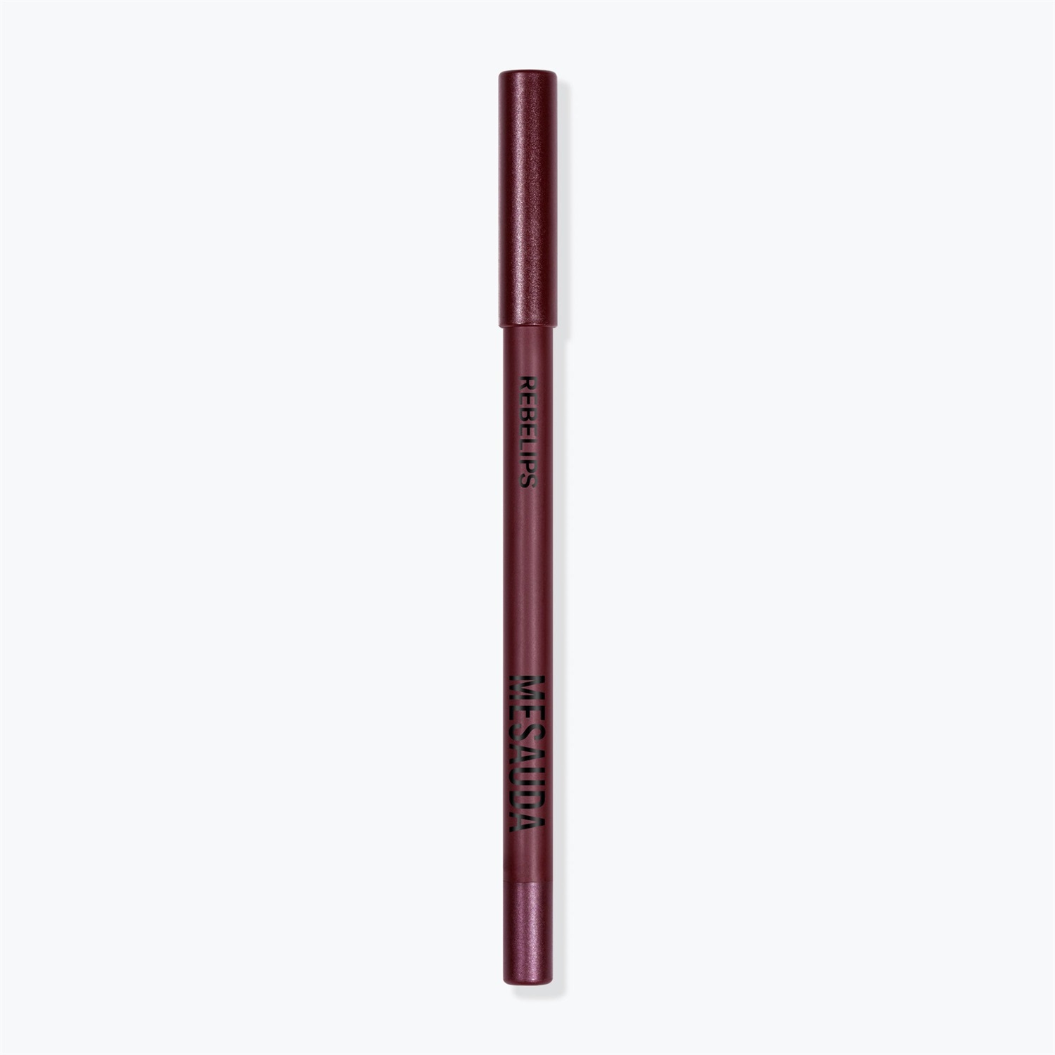 MESAUDA Rebelips Matita Labbra Waterproof 109 Currant - Colore Intenso e No-Transfer, Texture Morbida, 1,2 g