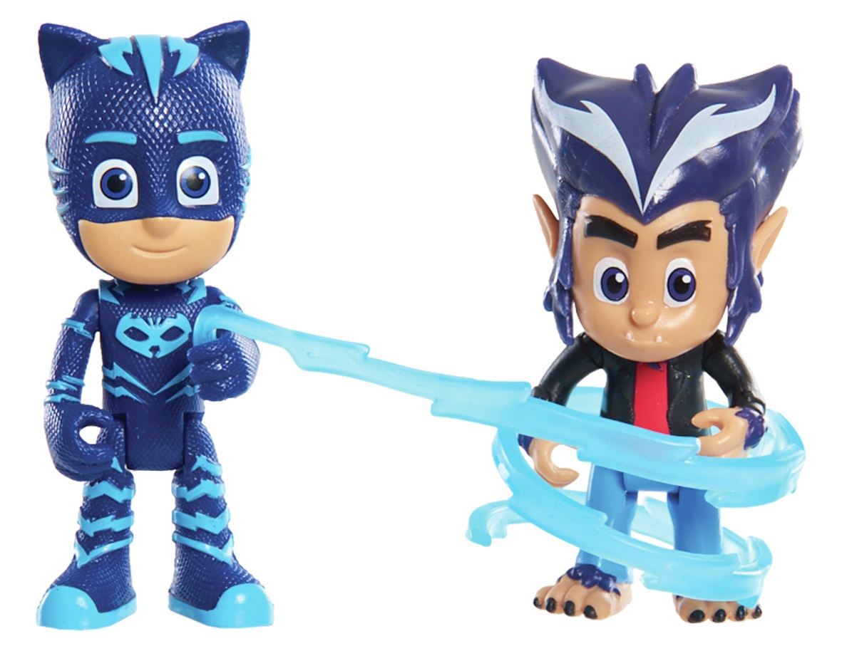 GIOCHI PREZIOSI PJ Masks Coppia di Personaggi Articolati 8 cm con Accessorio - Assortiti