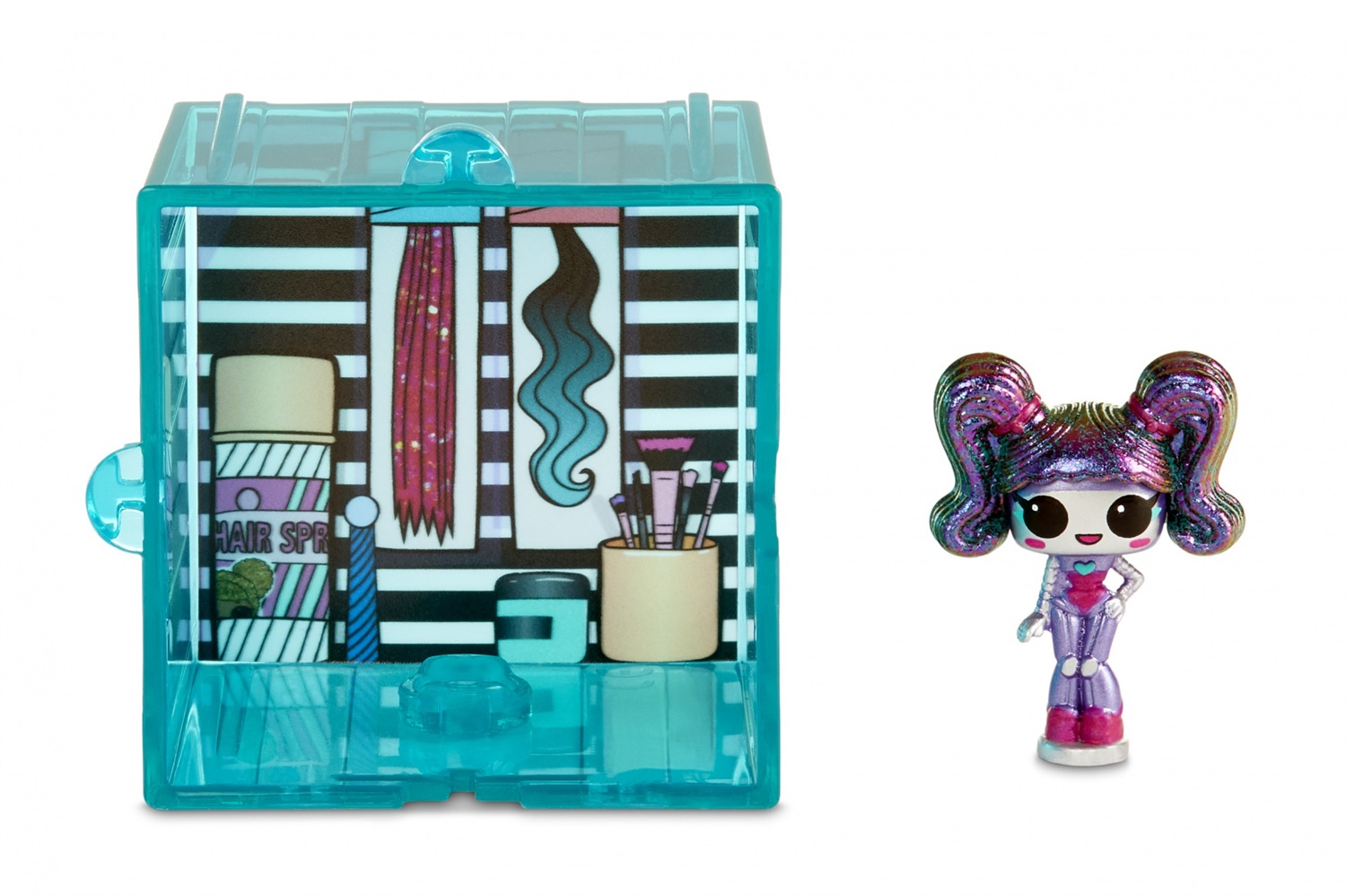 Giochi Preziosi LOL Surprise Tini Toys - Set di accessori per bambola con micro doll, capelli intercambiabili e mini glamper