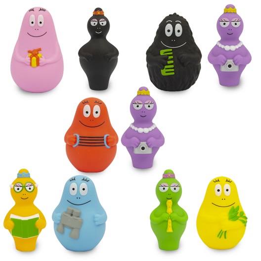 Giochi Preziosi Barbapapà - Coppia di Personaggi 8 cm Assortiti per Bambini da 1 Anno