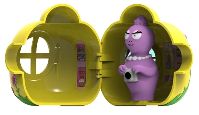 Giochi Preziosi Barbacamerette con 1 Personaggio Esclusivo da 8 cm - Mini Playset Apribile con Finestra e Sticker per Personalizzazione