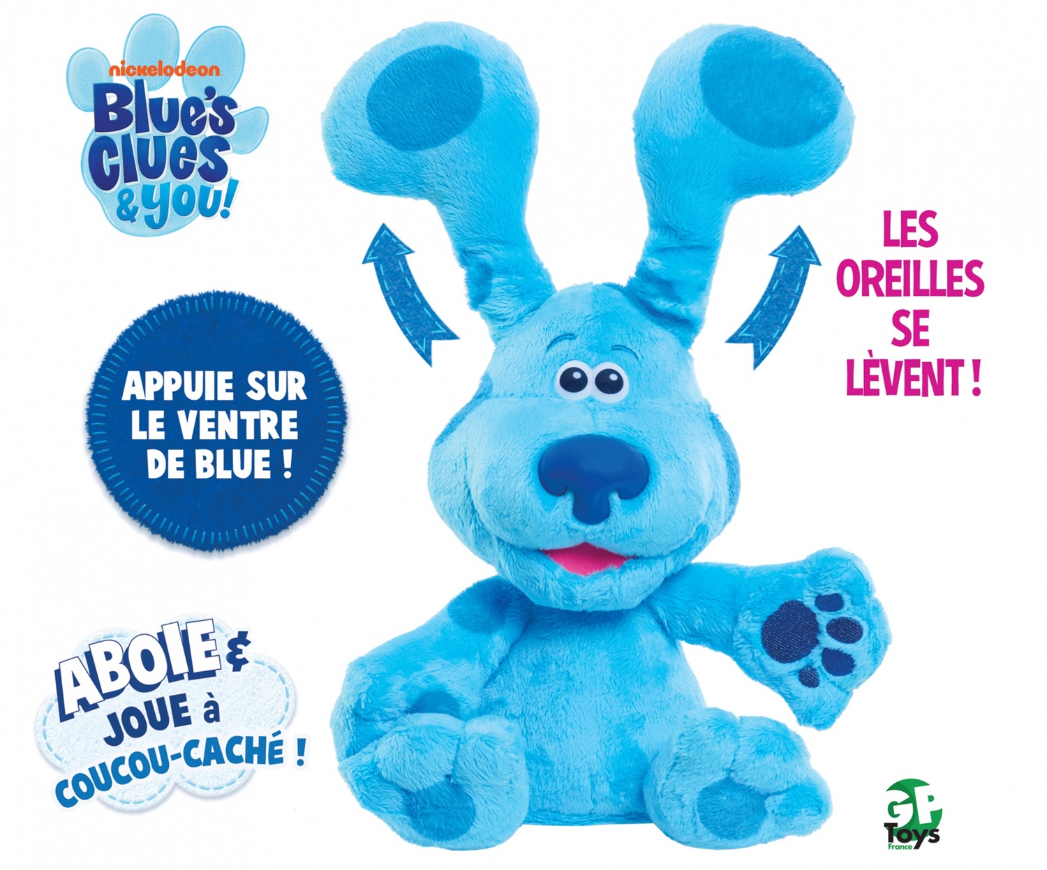 Giochi Preziosi Peluche Blue Gioco del Cucù con Suoni e Orecchie Sollevabili