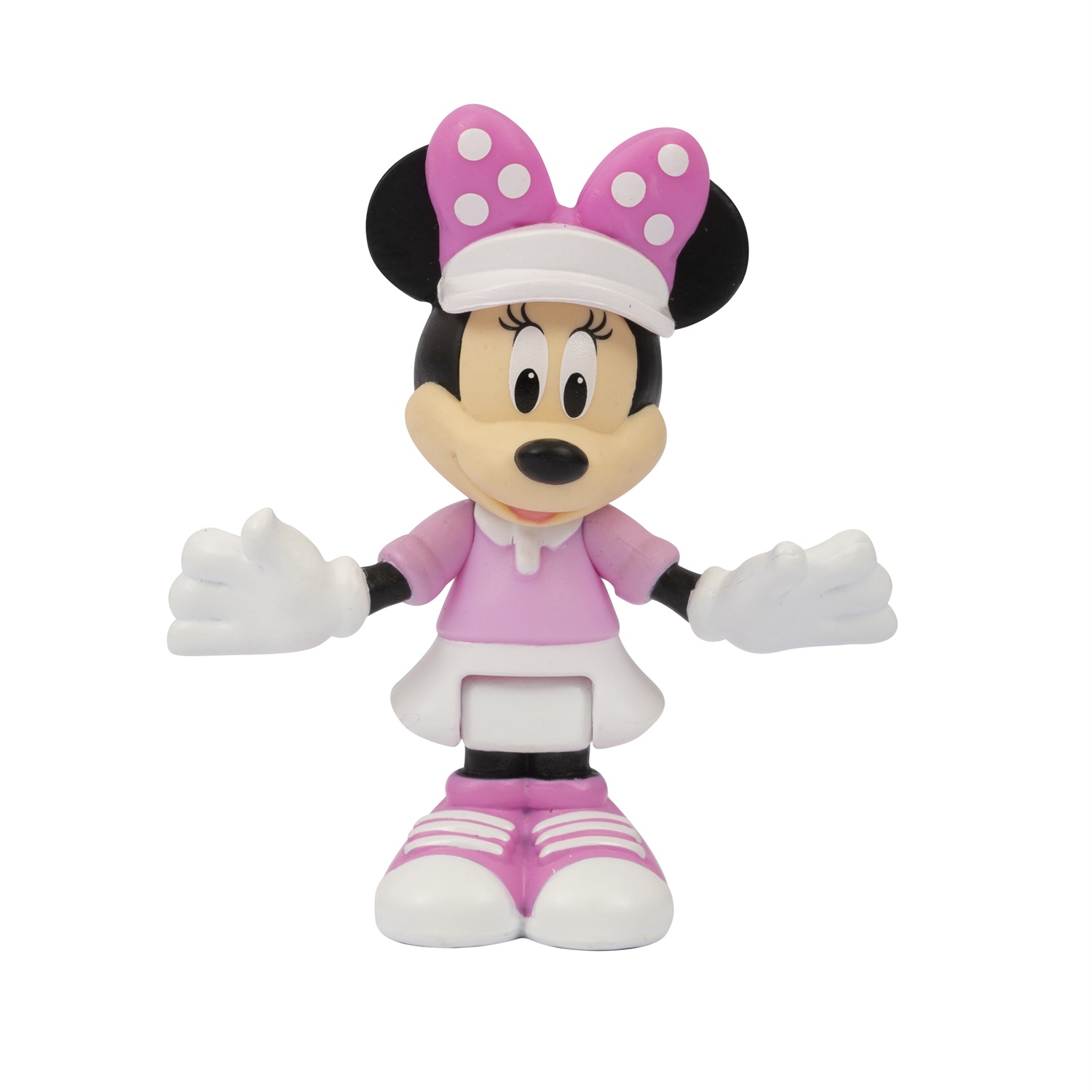 Minni - Minnie Mouse Personaggio Articolato 8cm in Diverse Versioni: Classica, Ballerina, Tennista e Party