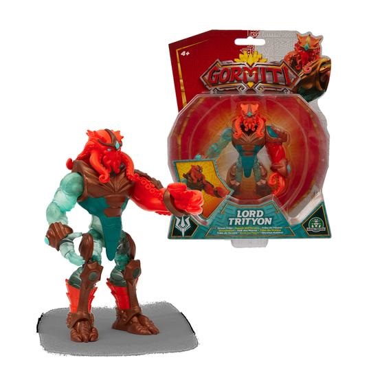 Giochi Preziosi Gormiti Action Figure 12cm - Lord Trityon e Lord Helios con Funzioni d'Attacco