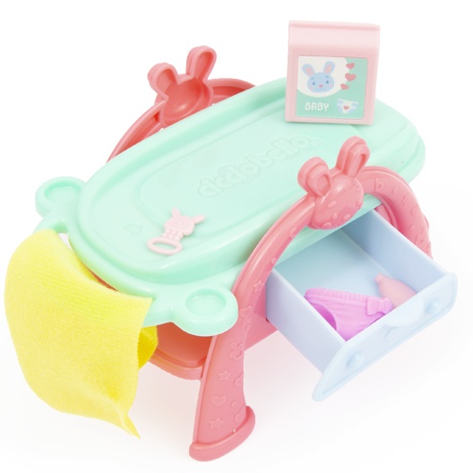 Giochi Preziosi Cicciobello Amicicci Nursery Time - Gioco per Bambini con Accessori per il Cambio del Bebè e Pannolino a Sorpresa