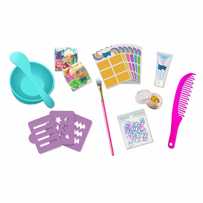 Famosa Nancy NAC47000 Bambola Extra Long Hair con Accessori per Acconciature