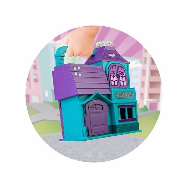 Pinypon Terrific Mansion PNY48000 - Playset Magico con Personaggio Strega e Accessori Illuminati al Buio per Bambine/i dai 4 Anni