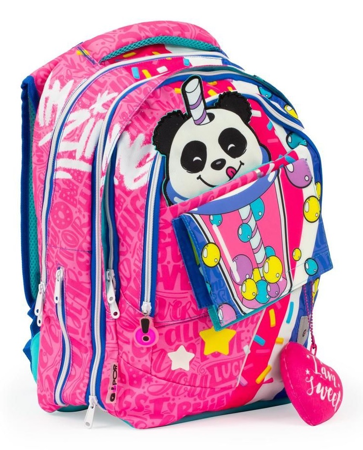 Giochi Preziosi GoPop Zaino Estensibile Round Bubble Star - 3 Scomparti, Schienale Confortevole, Spallacci Imbottiti, Tasca Frontale e Interna, Dimensioni 31x43x17,5( 9) cm