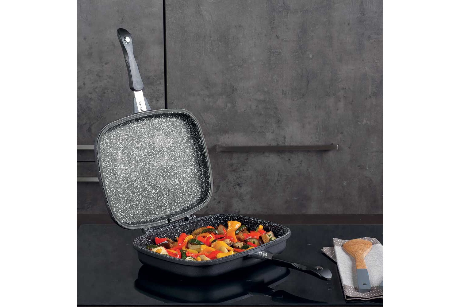 Tognana Fornetto Sphera Rettangolare 30x22 cm in Alluminio Antiaderente, Compatibile con Induzione