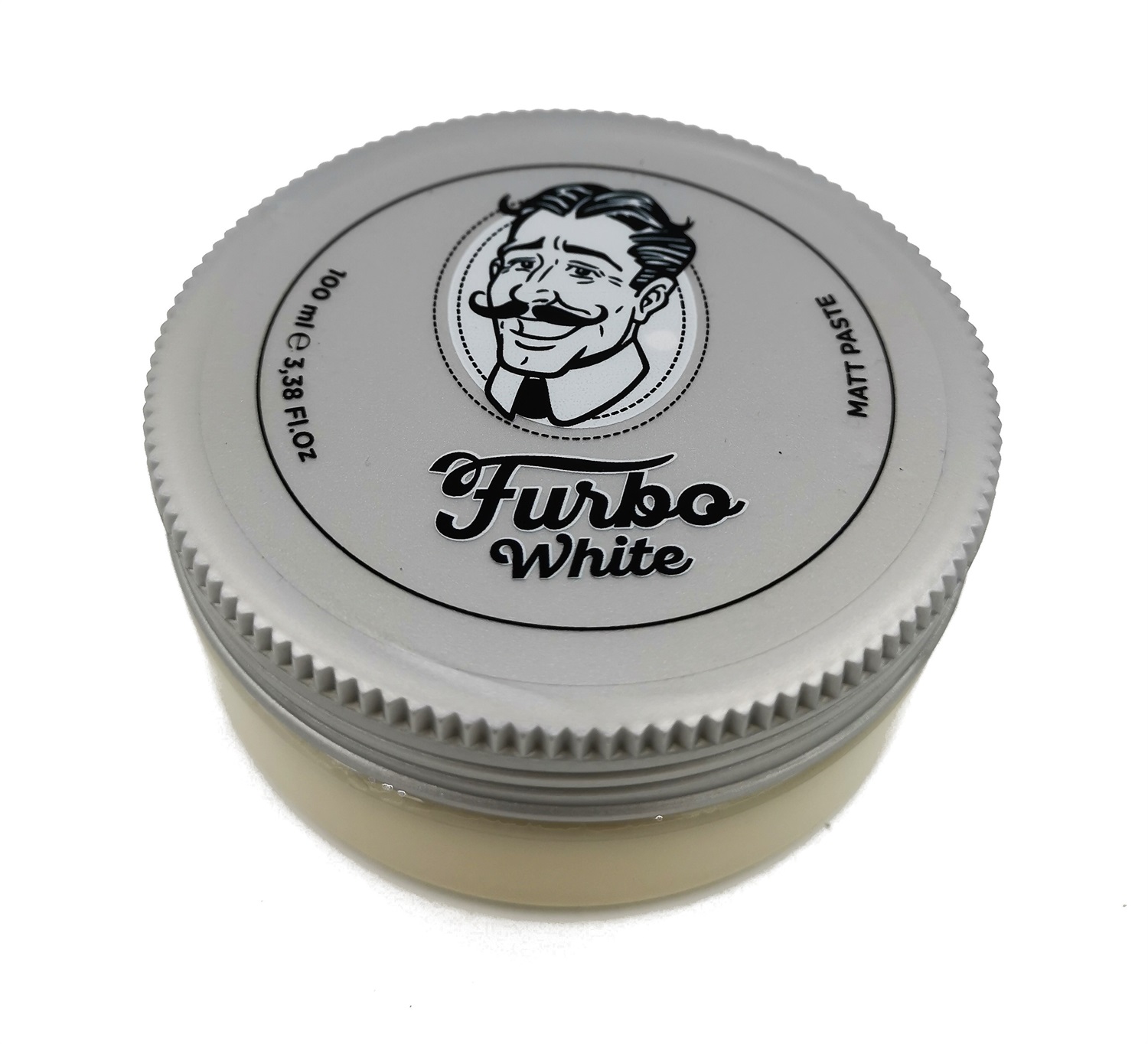 Furbo White Matt Paste - Cera per Capelli Effetto Opaco 100ml, Pasta Modellante con Tenuta Forte e Flessibile