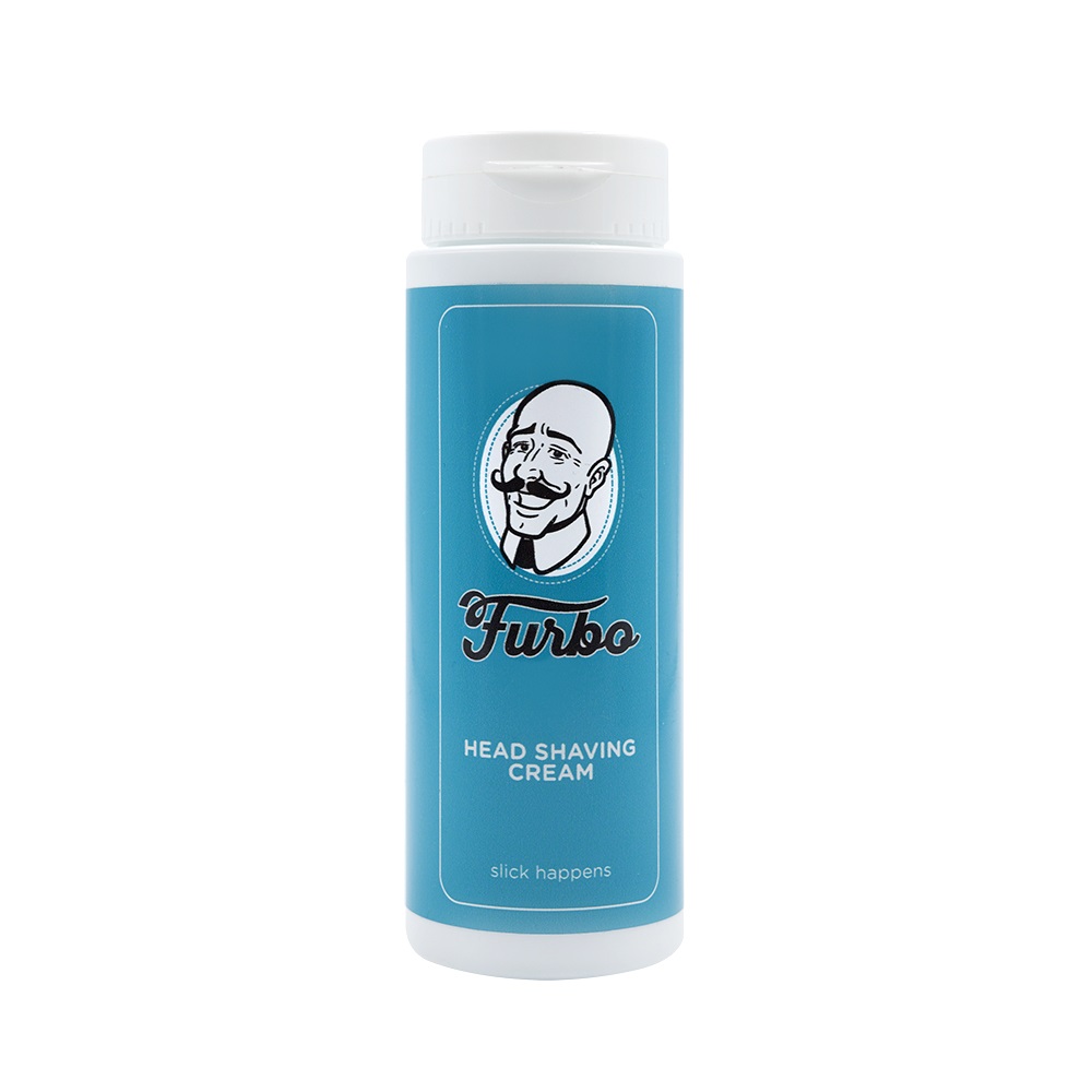 Furbo Head Shaving Cream 125 ml - Crema da Rasatura per Testa e Collo con Mentolo ed Eucalipto