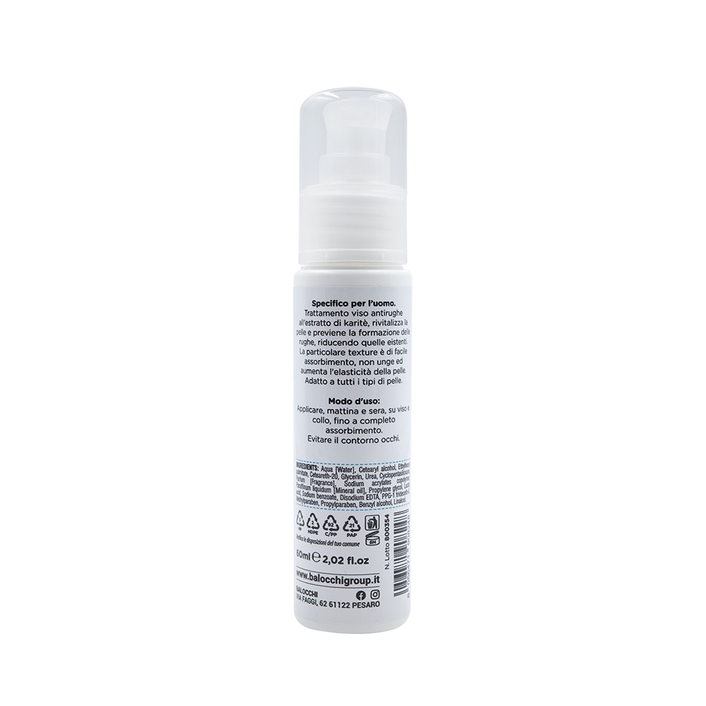 Furbo Face Cream - Crema Viso Uomo Moisturizing Anti-Age 60 ml con Estratto di Karité