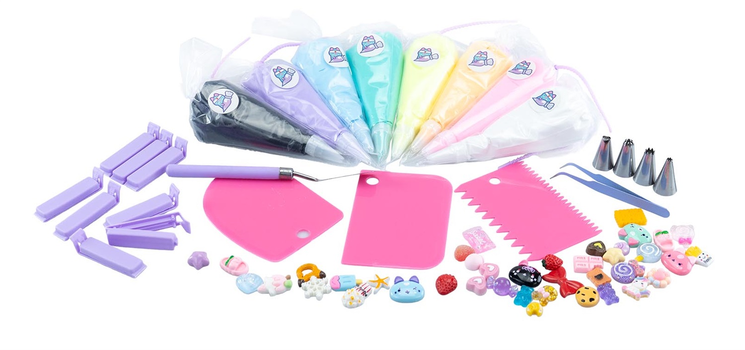 MOMOMI Decoden Set 8 Colori Crema Sintetica per Decorazioni Kawaii