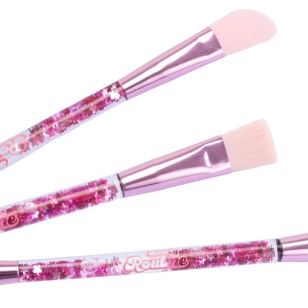 NICE SRL Beauty Routine - Pennello Spatola 2 in 1 per Maschere e Creme con Testina in Silicone e Pennello Morbido