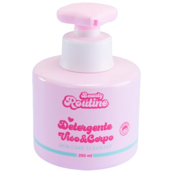 Nice Detergente Viso e Corpo Liquido Beauty Routine 250 ml - Delicato e Adatto a Tutti i Tipi di Pelle con Dispenser