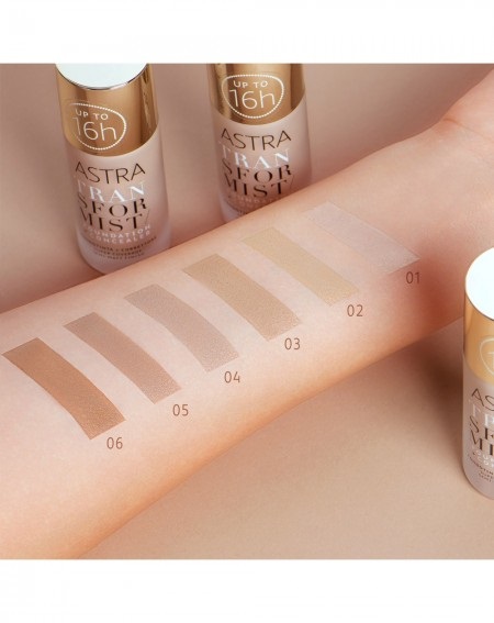 Astra Fondotinta Correttore 2 in 1 - 04 Amber - 18 ml - Dermatologicamente Testato