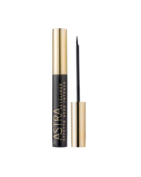 Astra Eyeliner Liquido Nero Intenso 6 ml - Texture Setosa, Finish Semi-opaco, Asciugatura Immediata