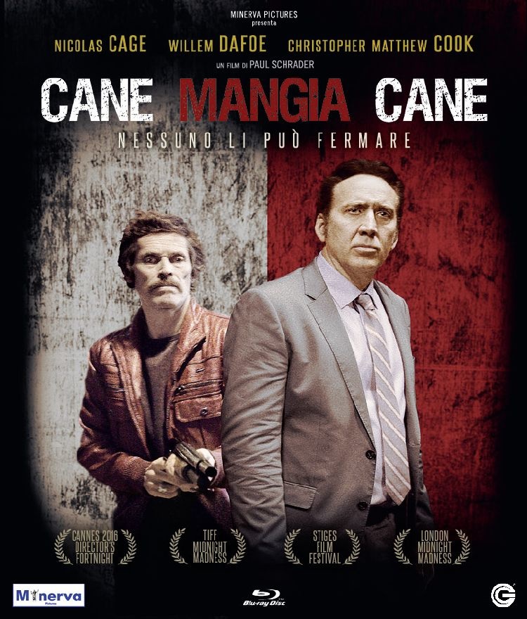Minerva Pictures Cane Mangia Cane - Film Blu-Ray di Paul Schrader con Nicolas Cage e Willem Dafoe