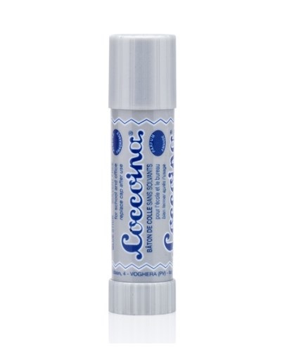 Coccoina Colla Stick in Tubetto 10 g - Senza Solventi, Lavabile con Acqua, Ideale per Carta, Cartoni, Foto e Tessuti
